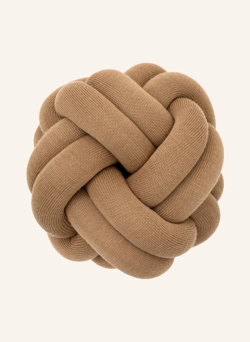 Design House Stockholm Dekokissen Knot braun von DESIGN HOUSE Stockholm