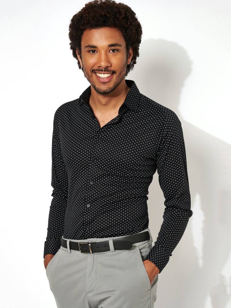 DESOTO Businesshemd »Casual Kent 1/1«, Mit Minimal Print von DESOTO
