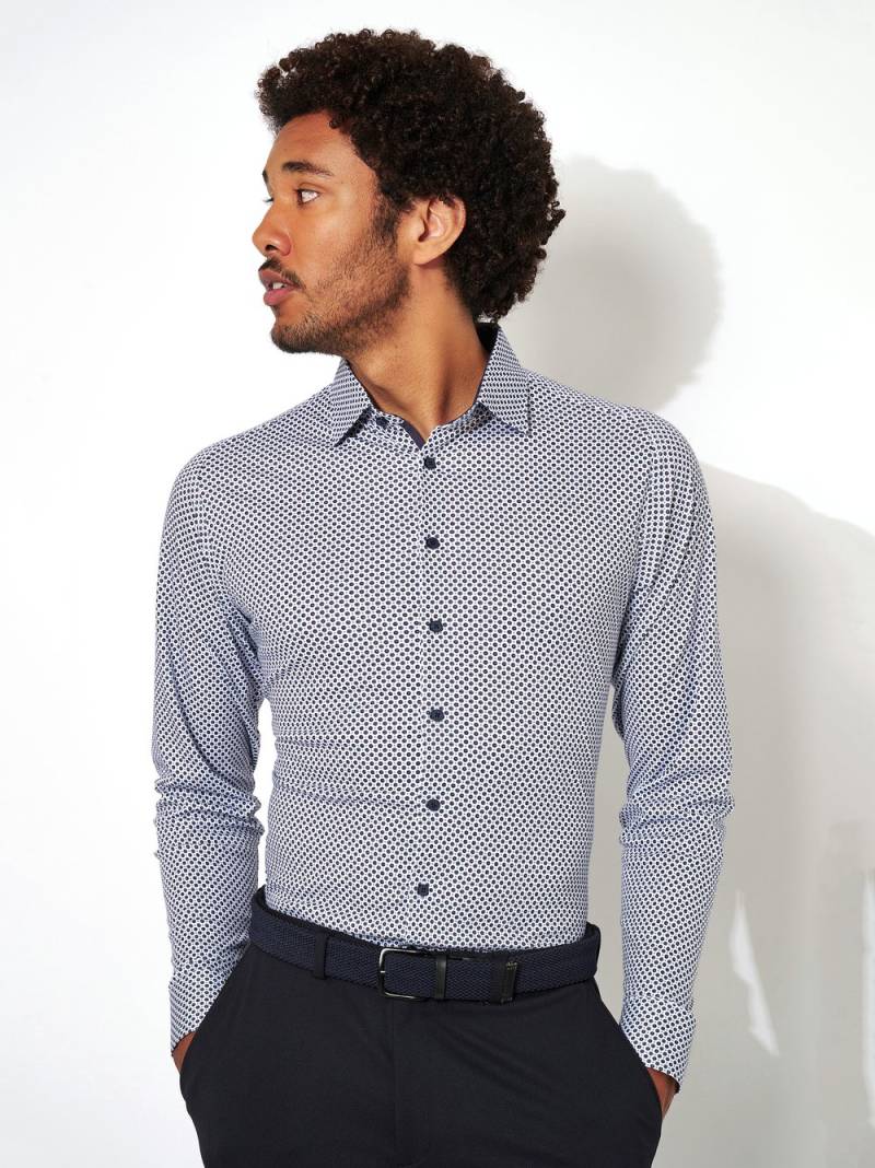 DESOTO Businesshemd »Casual Kent 1/1«, Mit Minimal Print von DESOTO