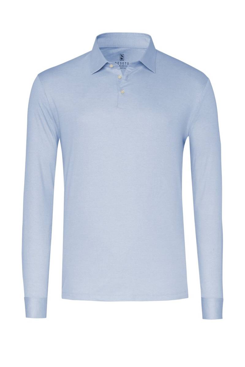 DESOTO Langarm-Poloshirt »Essential Polo Kent 1/1«, Mit Rundhalsausschnitt von DESOTO