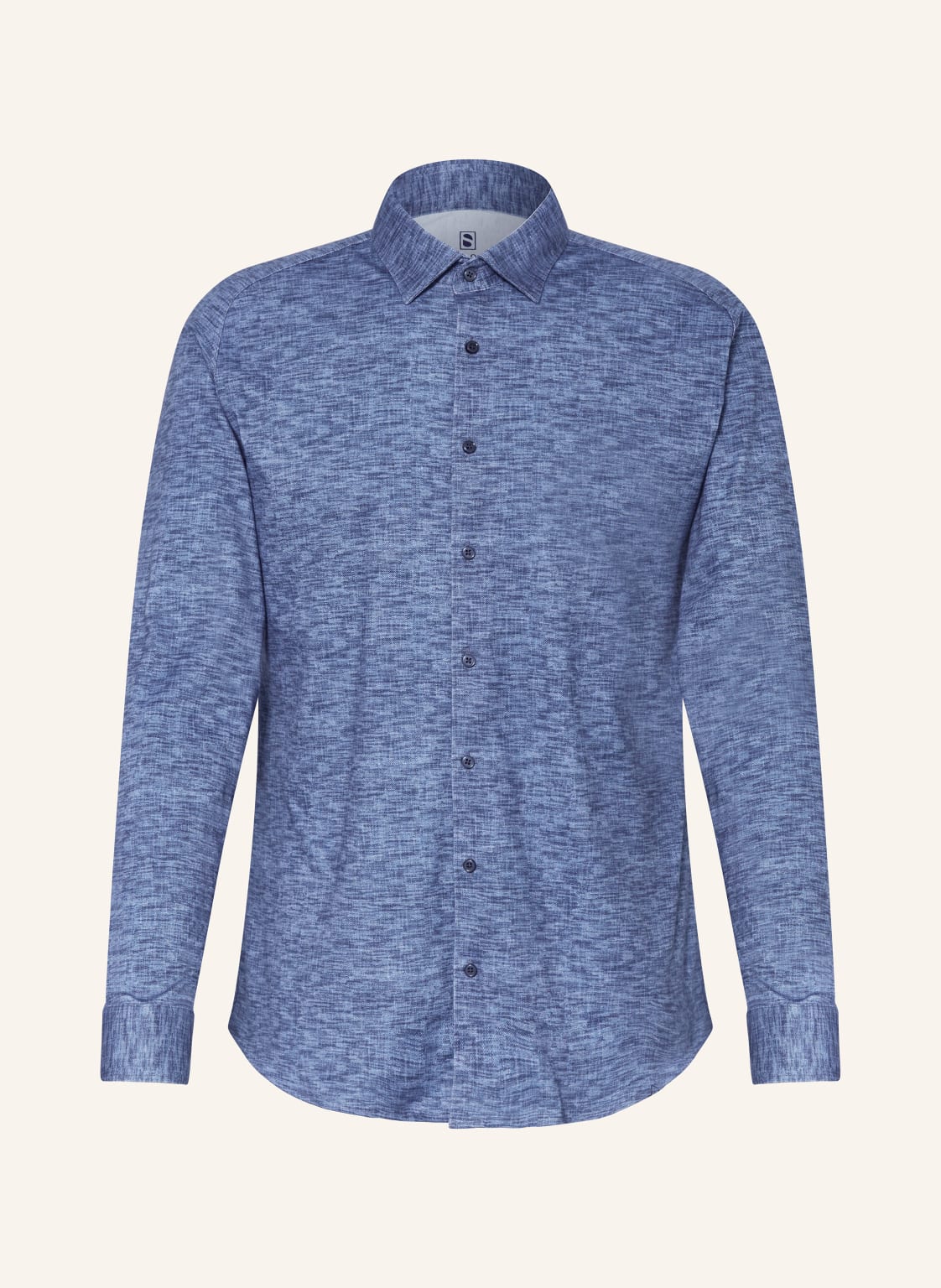 Desoto Jerseyhemd Slim Fit blau von DESOTO
