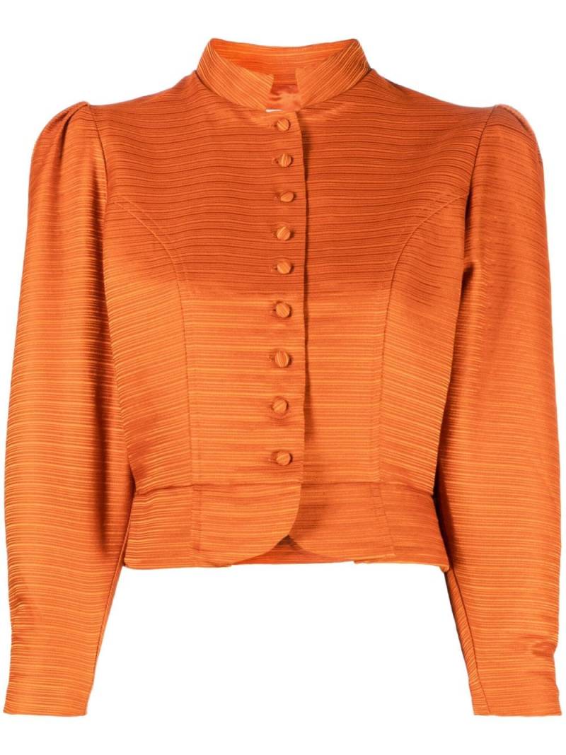 DESTREE Amoako button-fastening jacket - Orange von DESTREE