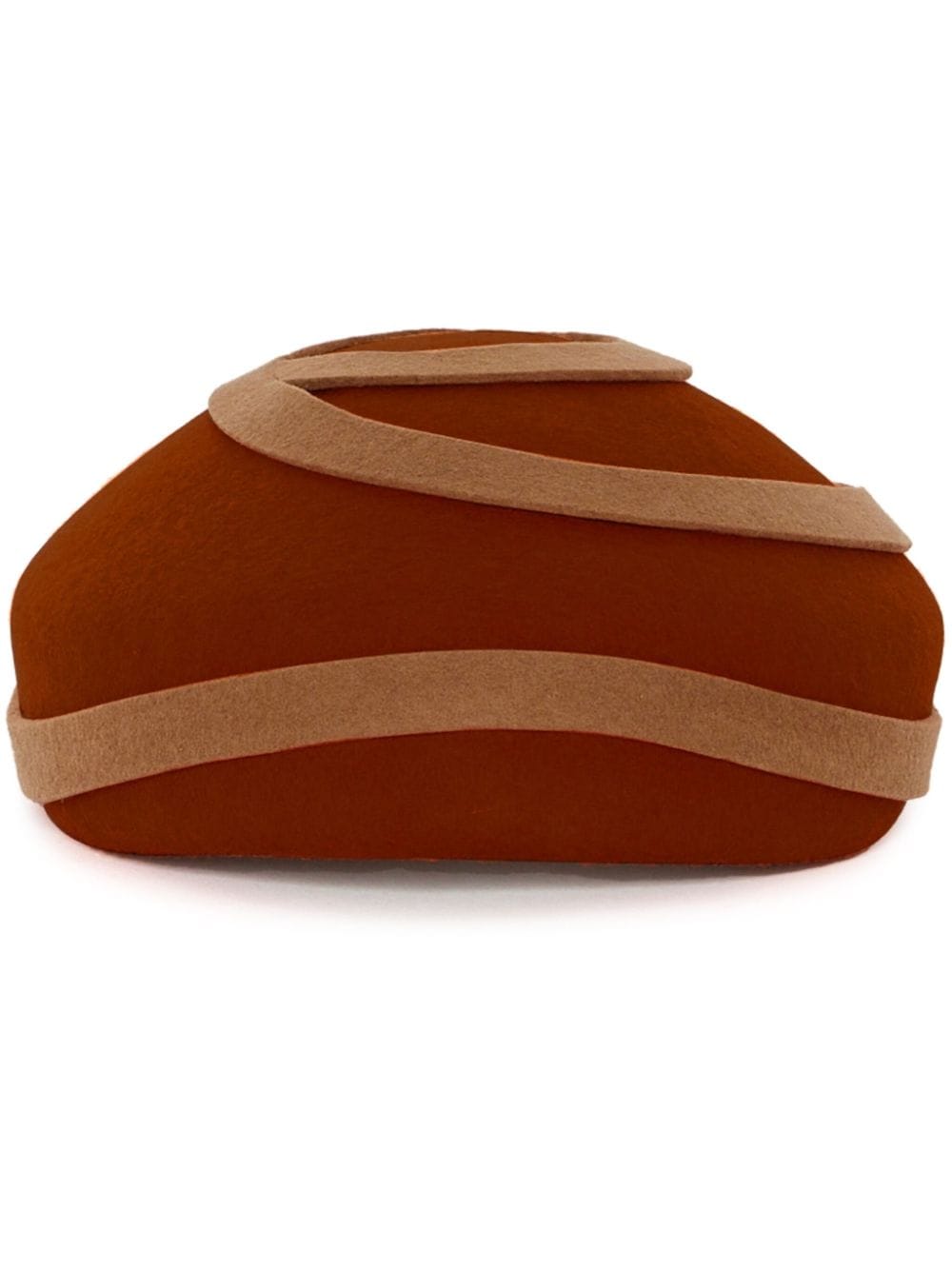 DESTREE Bibi ribbon-band beret - Brown von DESTREE