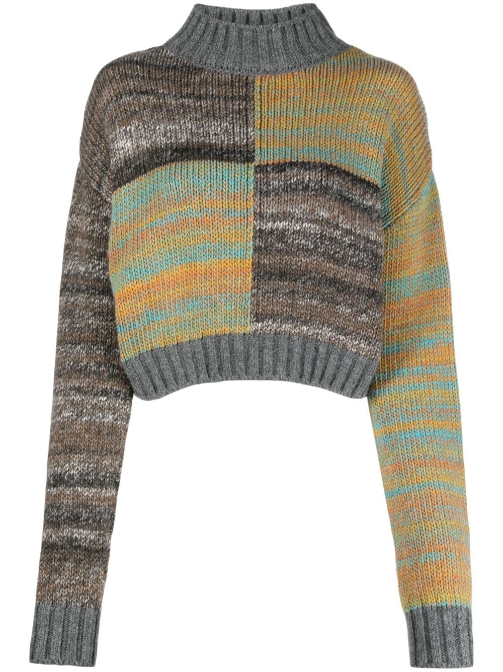 DESTREE Damien mélange-knit jumper - Grey von DESTREE