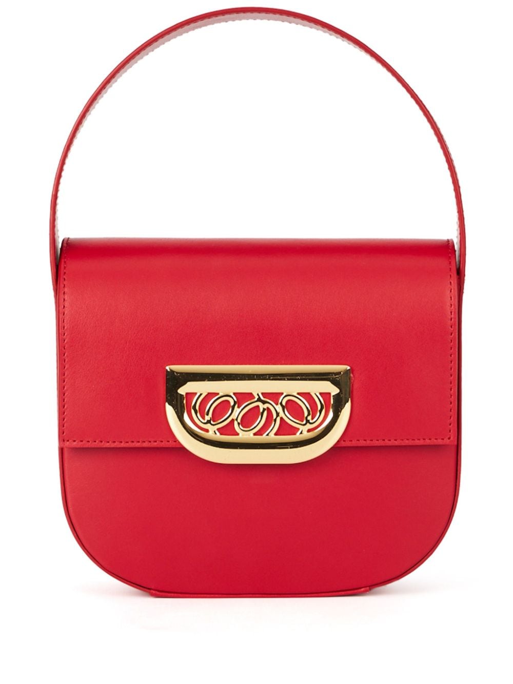 DESTREE small Martin leather shoulder bag - Red von DESTREE