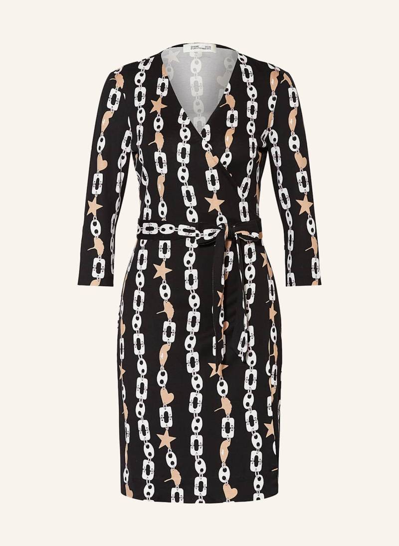 Diane Von Furstenberg Wickelkleid New Julian Aus Seide schwarz von DIANE VON FURSTENBERG