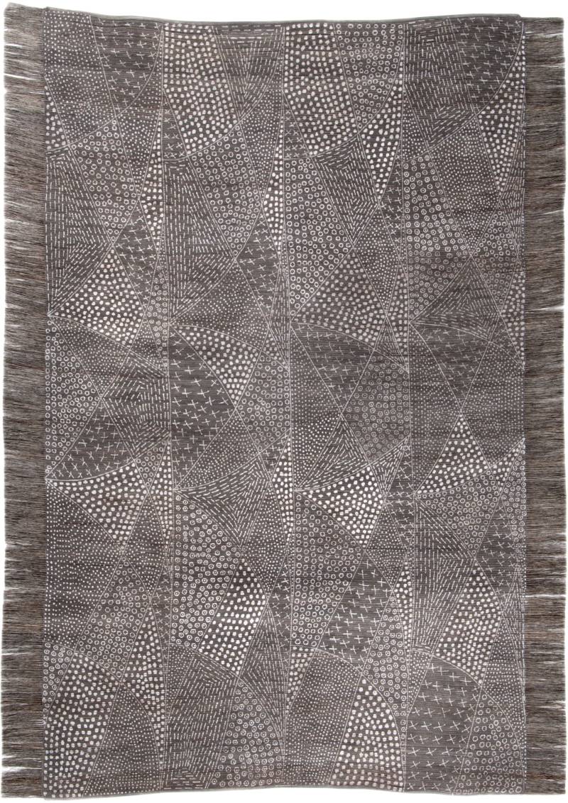 DIE HAUSKUNST Teppich »Chiya Tiama 2«, rechteckig, 4 mm Höhe, Flachgewebe, handgewebt, mit Fransen von DIE HAUSKUNST