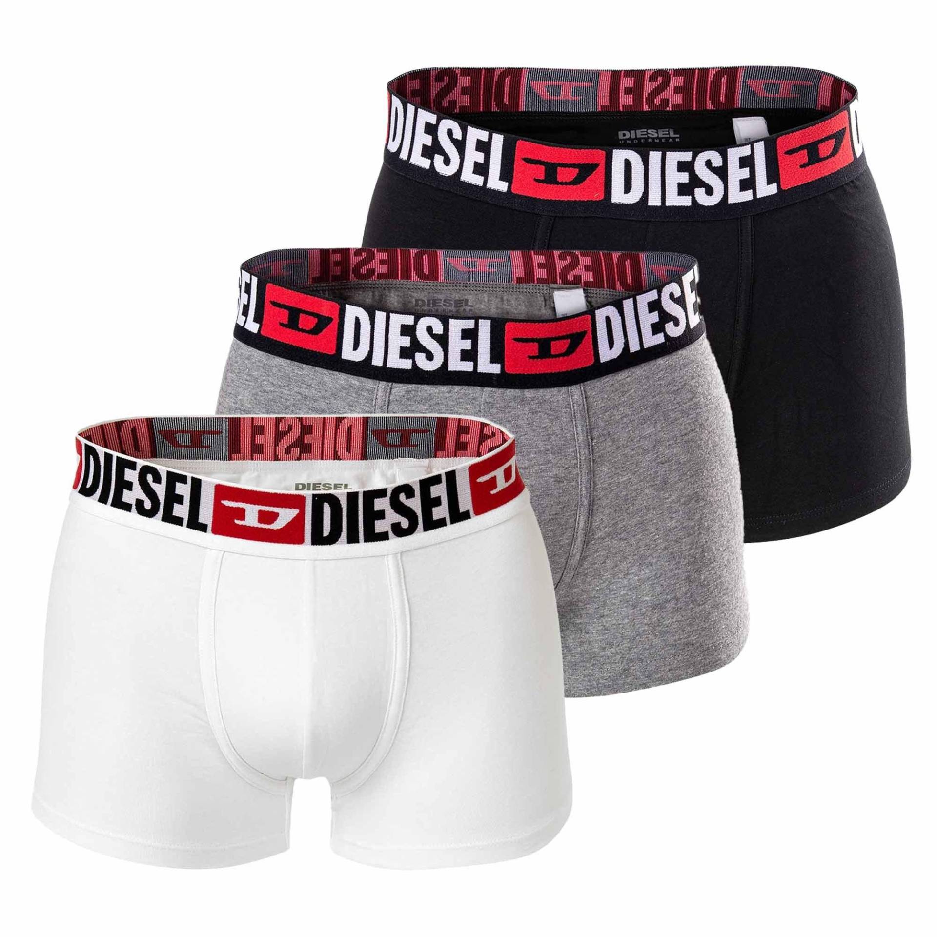 Boxershort 3er Pack Stretch-umbx-damienthreepack Herren Schwarz Bedruckt XXL von DIESEL