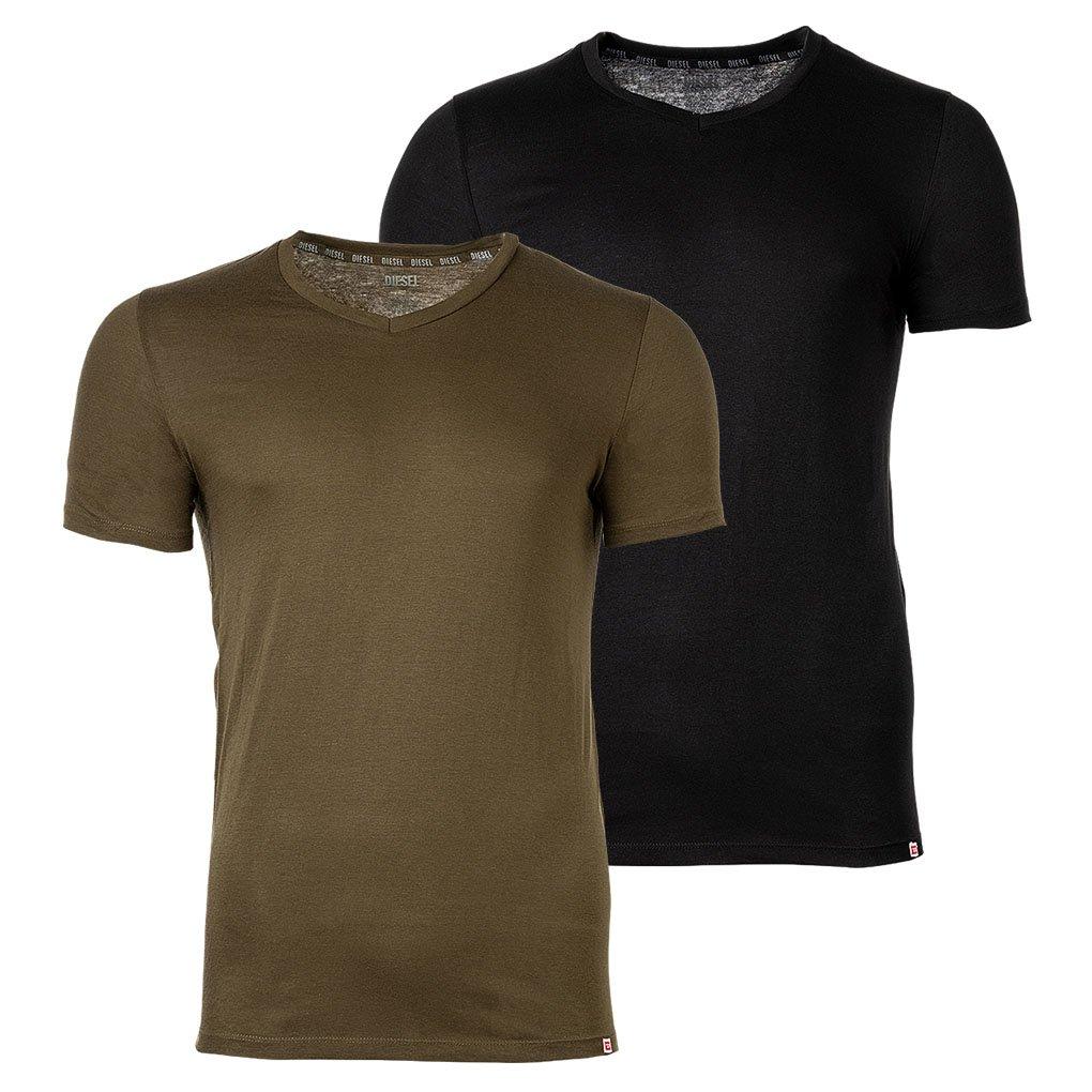T-shirt 2er Pack Bequem Sitzend-umtee-michael-tube-twopack Herren Grün XL von DIESEL