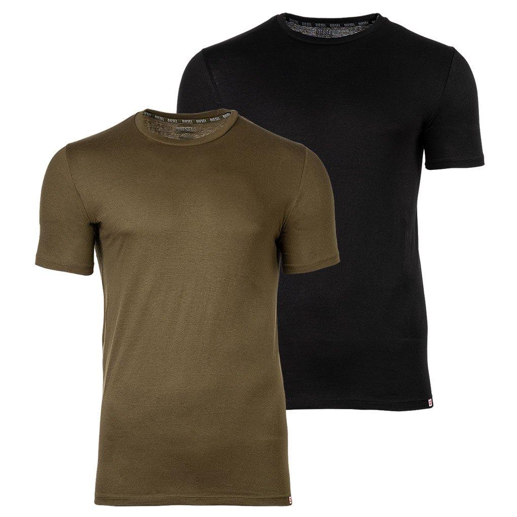 T-shirt 2er Pack Bequem Sitzend-umtee-randal-tube-twopack Herren Grün XXL von DIESEL