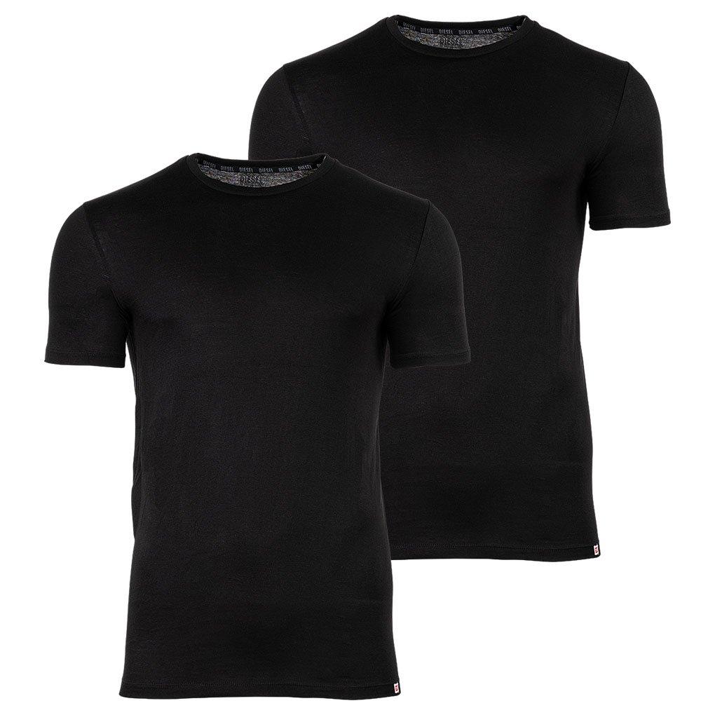 T-shirt 2er Pack Bequem Sitzend Herren Schwarz S von DIESEL