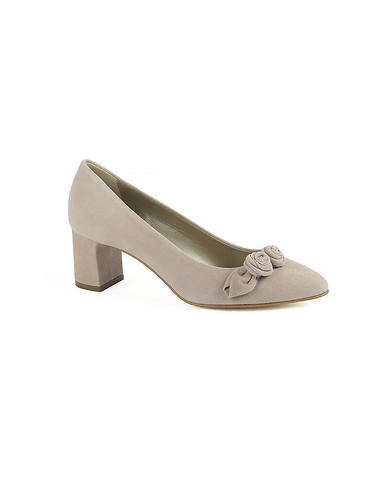 DIRNDL & BUA Trachtenschuhe - Pumps beige | 38 von DIRNDL & BUA