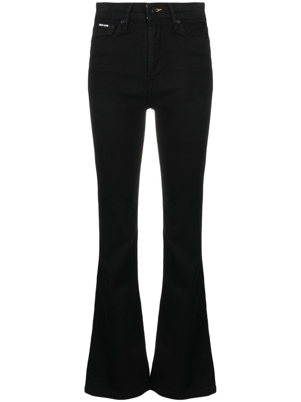 DKNY Boerum high-rise flared jeans - Black von DKNY