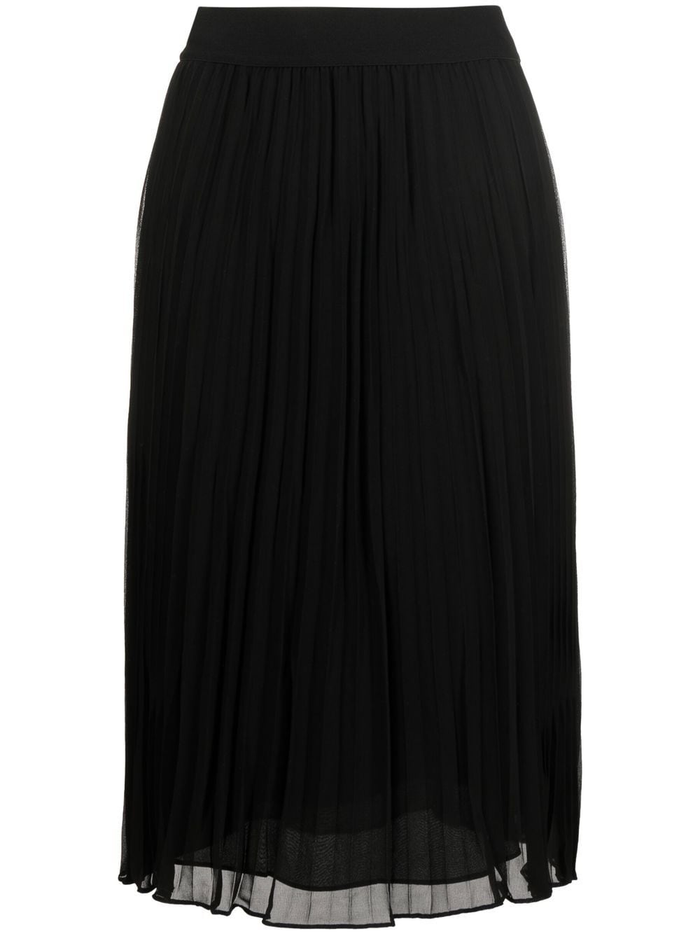 DKNY chiffon midi skirt - Black von DKNY