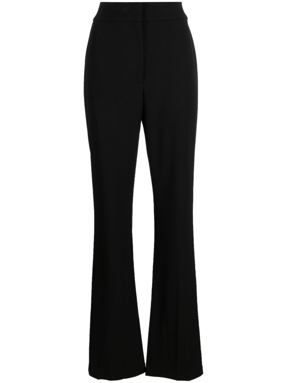 DKNY high-waist flared trousers - Black von DKNY