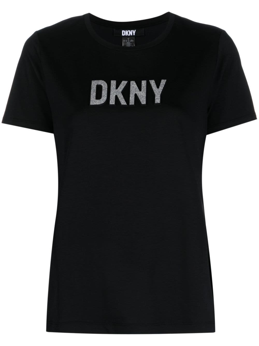 DKNY logo-print round-neck T-shirt - Black von DKNY