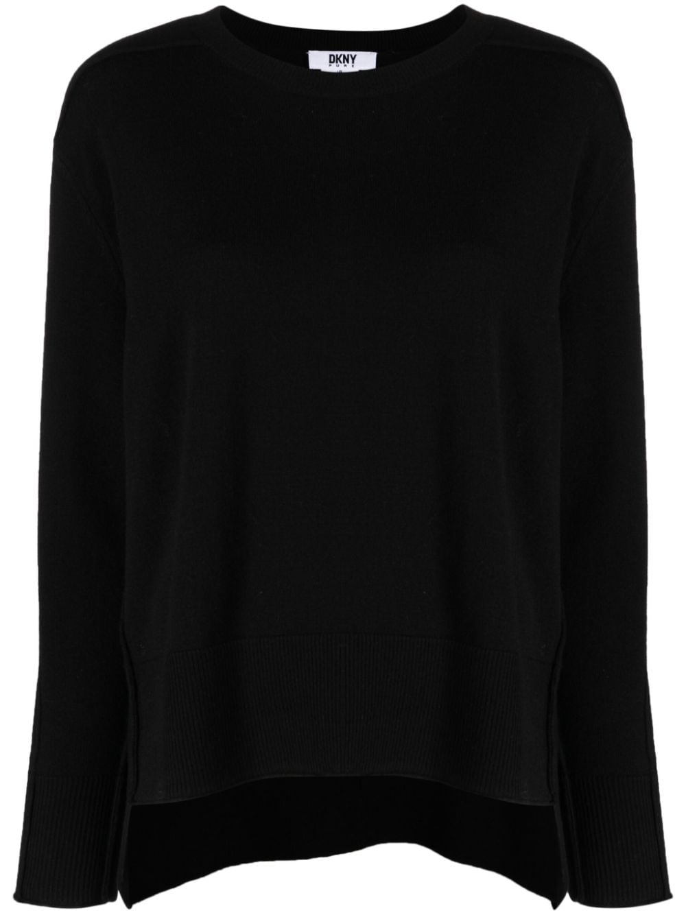 DKNY long-sleeve wool jumper - Black von DKNY