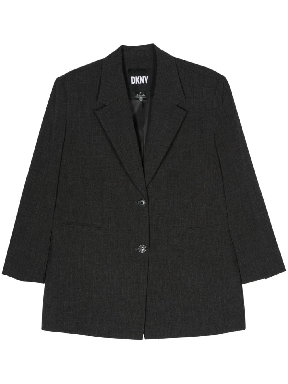 DKNY mélange twill blazer - Grey von DKNY
