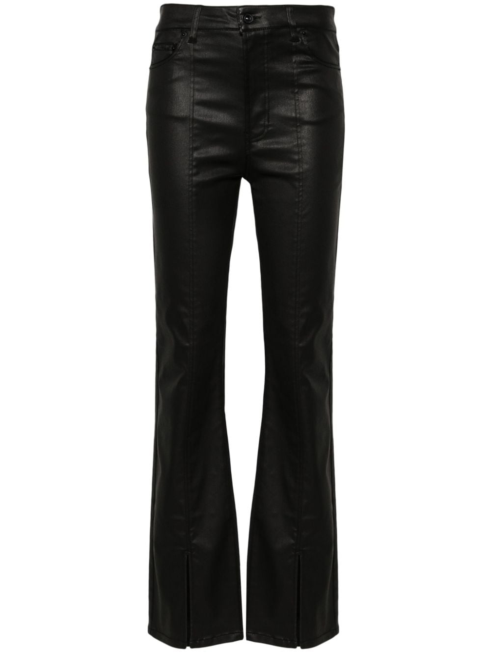 DKNY mid-rise flared jeans - Black von DKNY