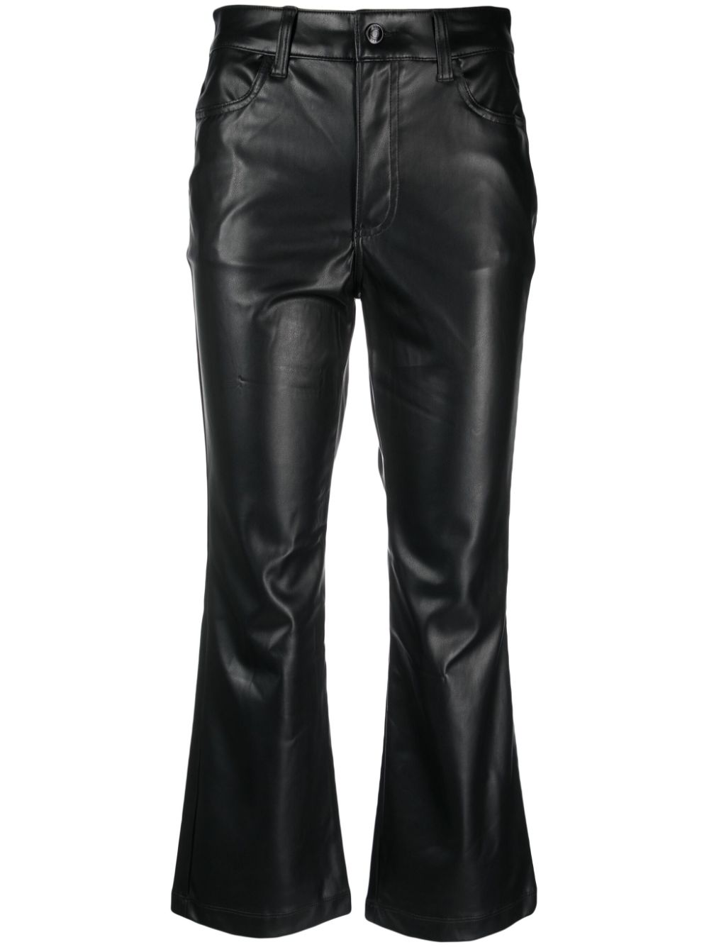 DKNY mid-rise flared trousers - Black von DKNY