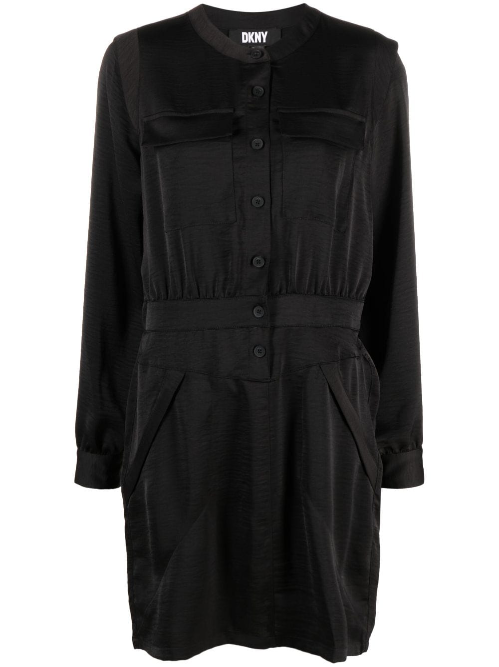 DKNY pocket midi dress - Black von DKNY