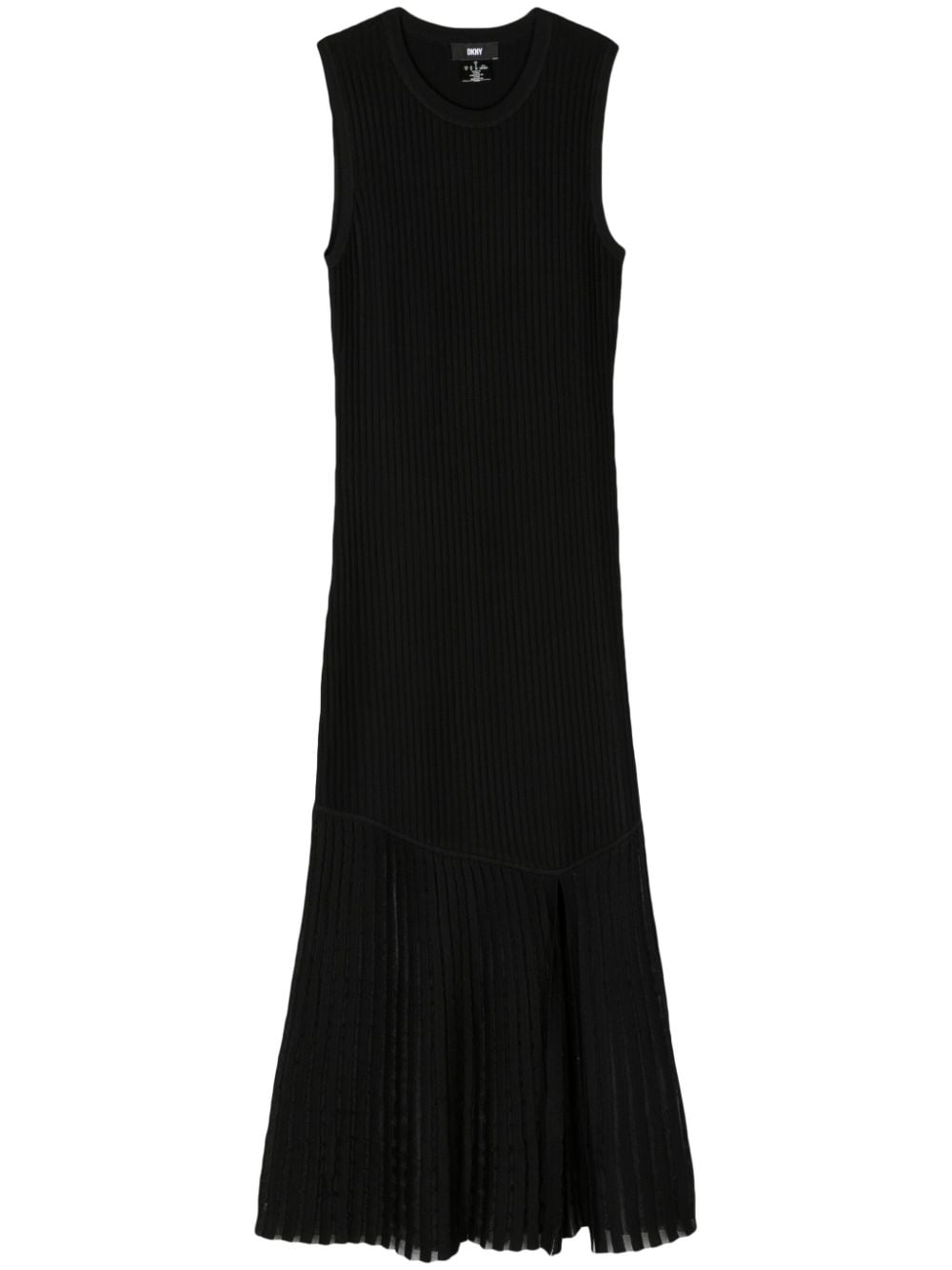 DKNY ribbed-knit maxi dress - Black von DKNY