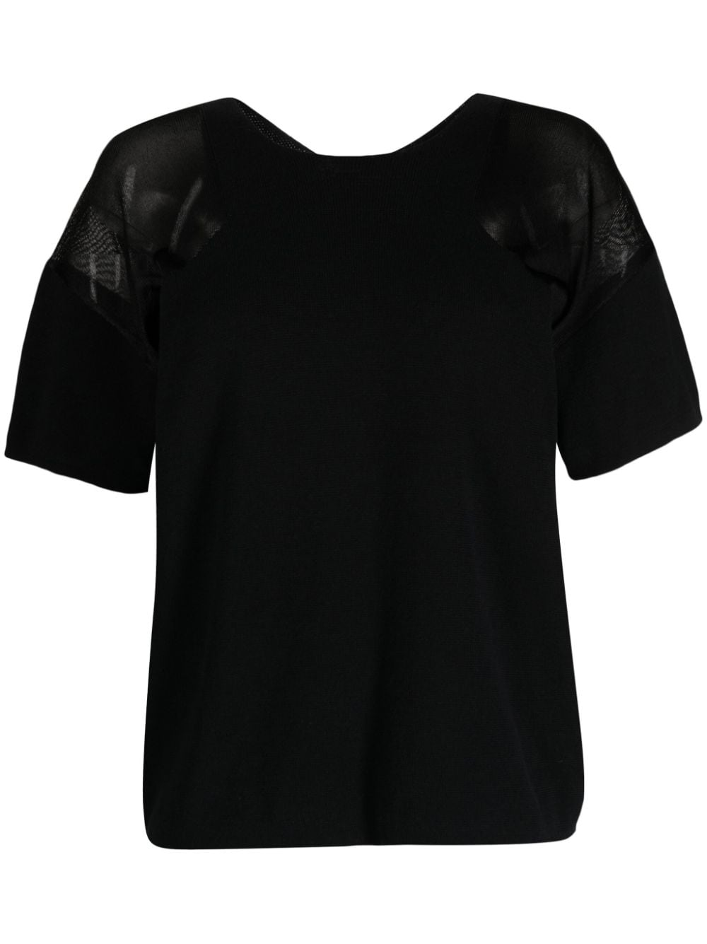 DKNY round-neck cotton T-shirt - Black von DKNY