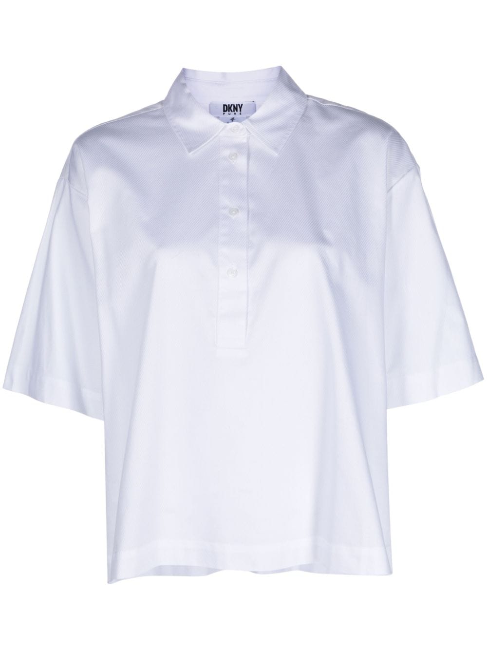 DKNY short-sleeve cotton shirt - White von DKNY