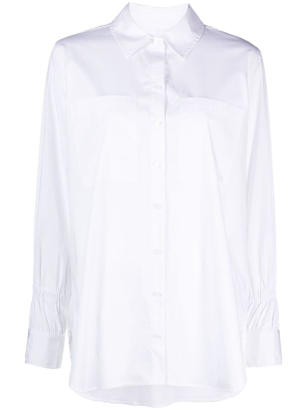 DKNY spread-collar button-up shirt - White von DKNY