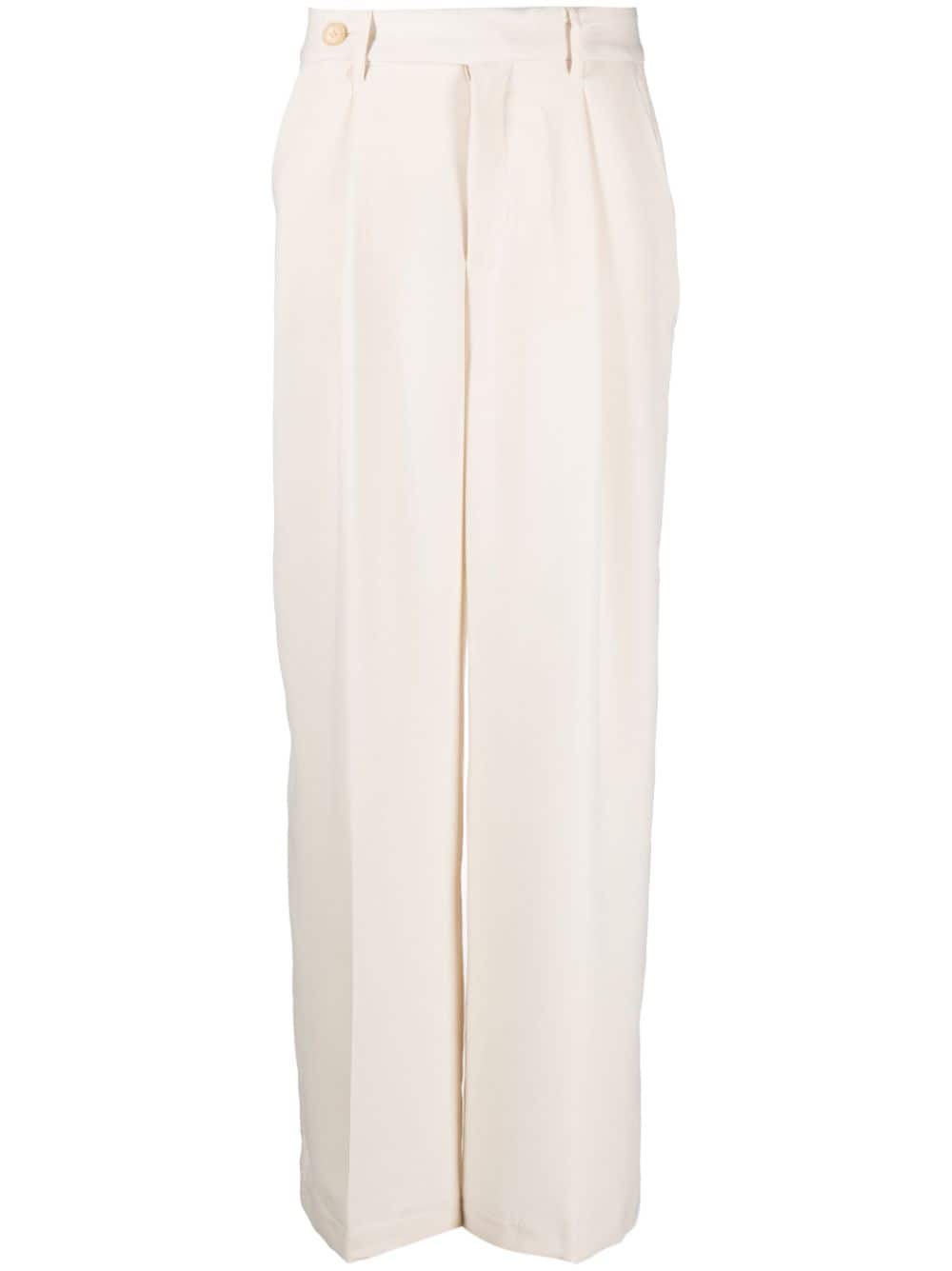 DKNY wide-leg trousers - White von DKNY