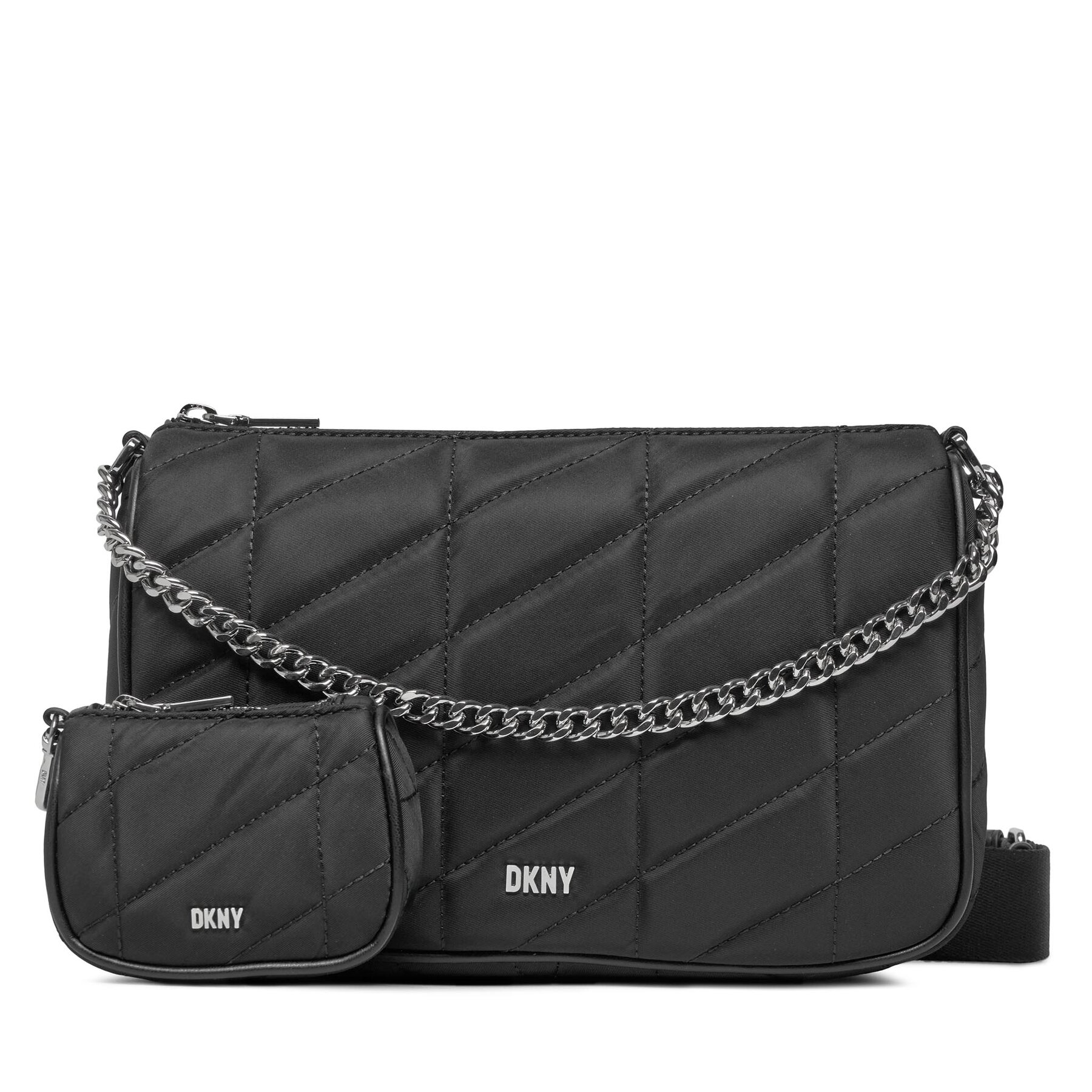 Handtasche DKNY Bodhi R34EEB10 Black/Silver von DKNY