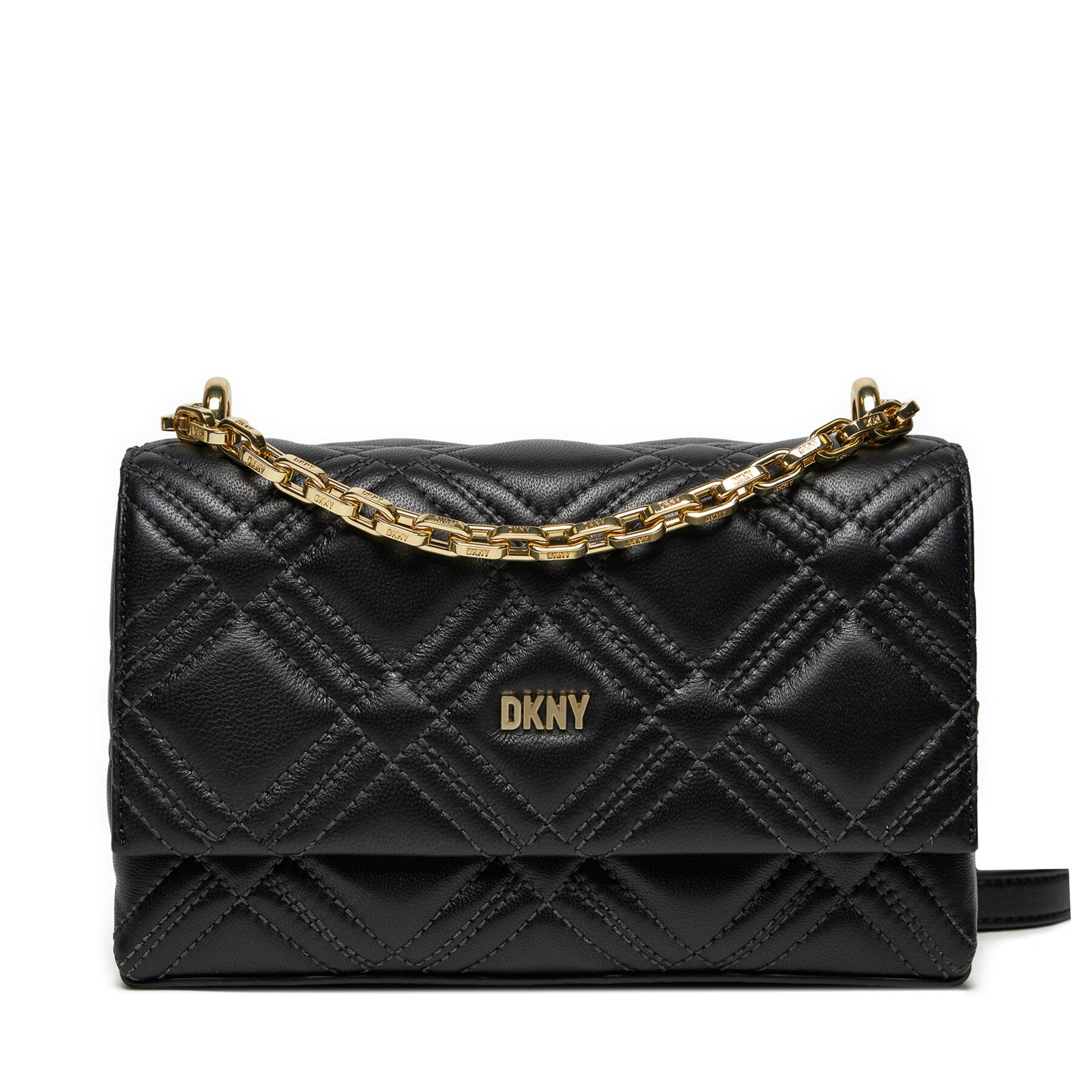 Handtasche DKNY Evon Chain Th Cbody R41NBC68 Blk/Gold BGD von DKNY