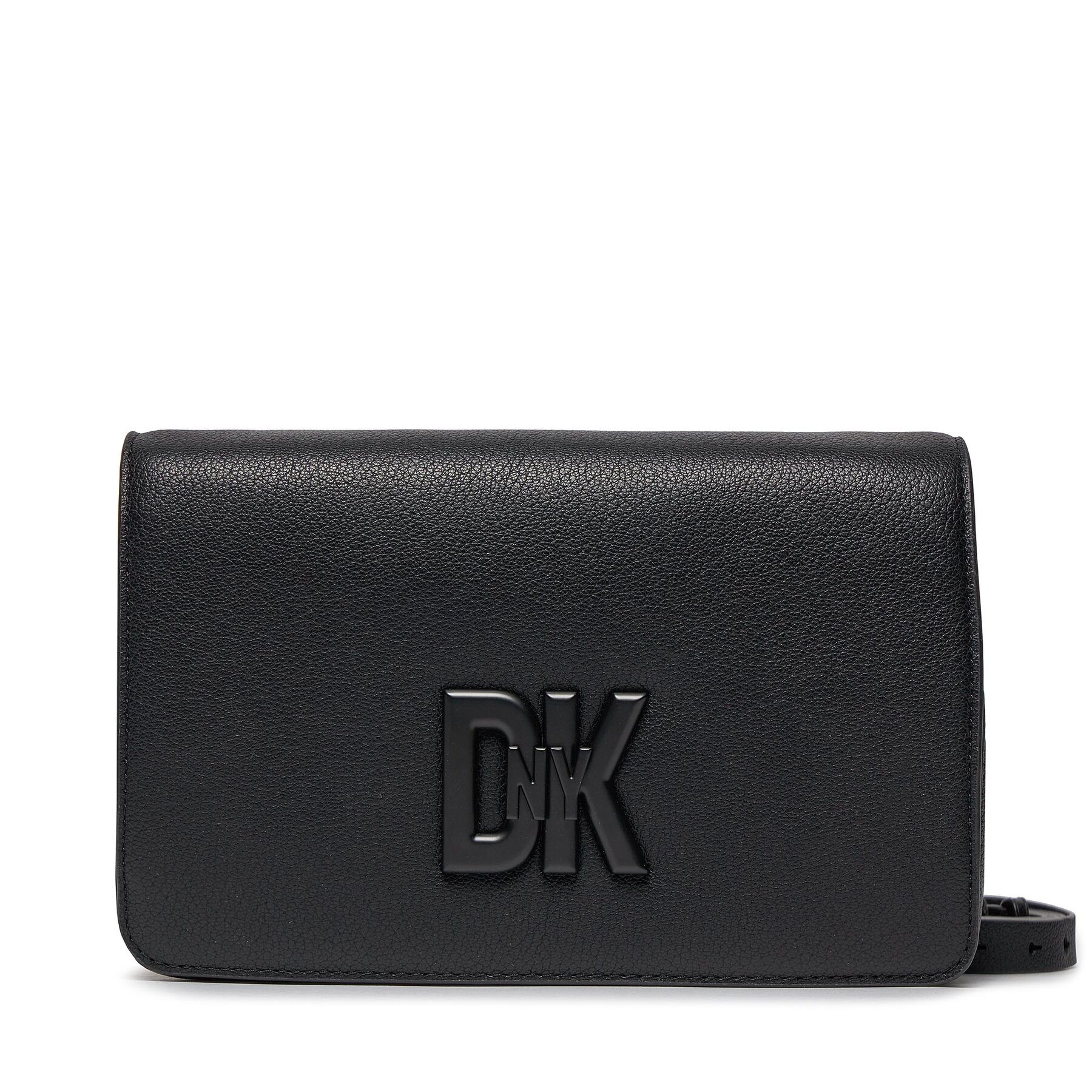 Handtasche DKNY Seventh Avenue Md Fl R33EKY30 Blk/Black BBL von DKNY