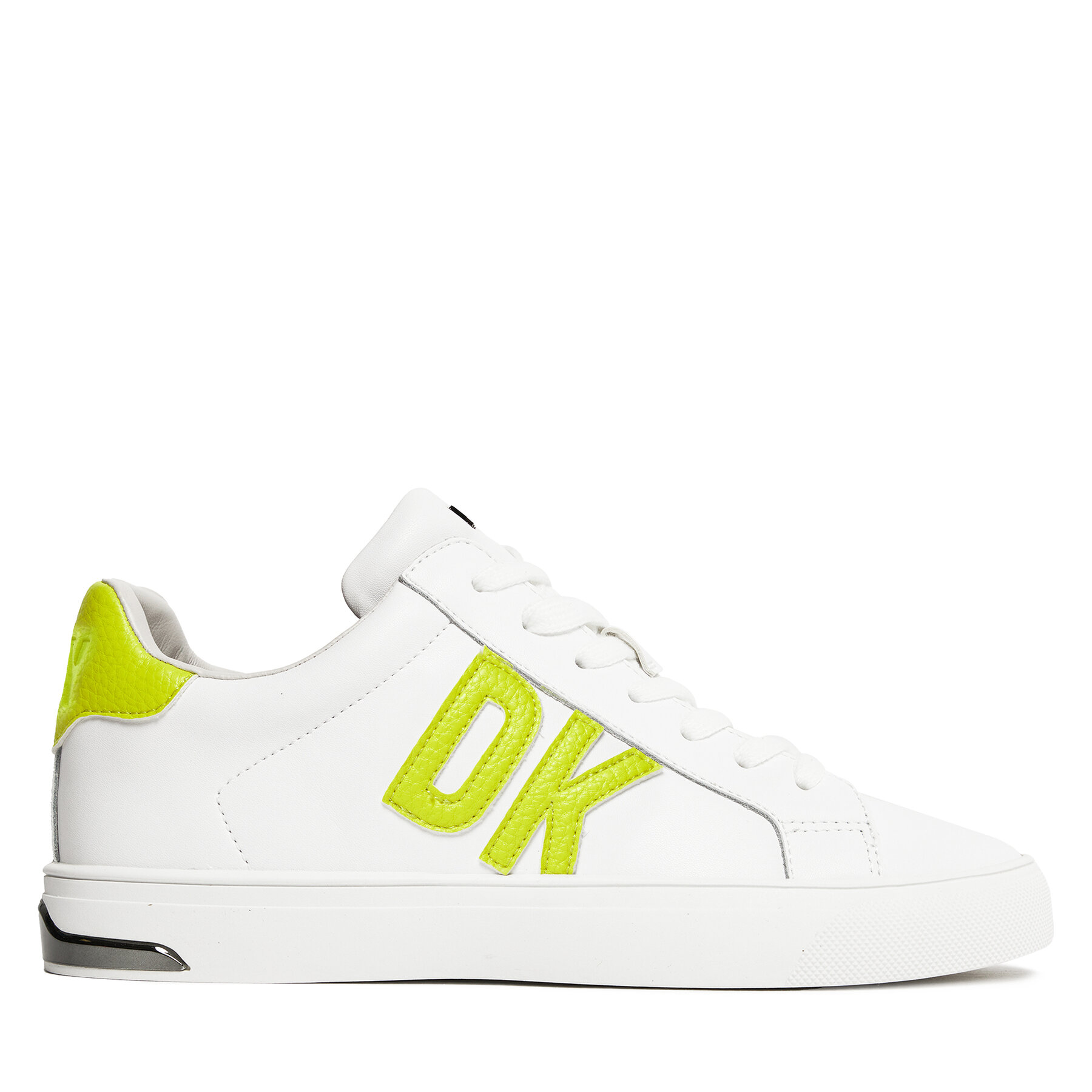 Sneakers DKNY Abeni K1486950 Wht/Fluo Yelw von DKNY