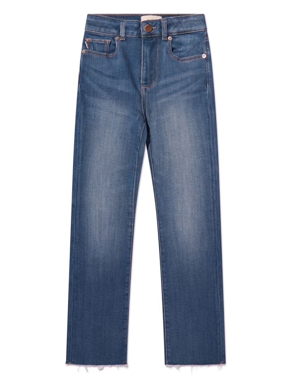 DL1961 KIDS Emie high-rise straight jeans - Blue von DL1961 KIDS