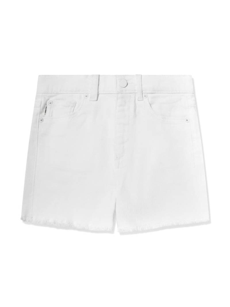 DL1961 KIDS Lucy Star Signs-embroidered shorts - White von DL1961 KIDS