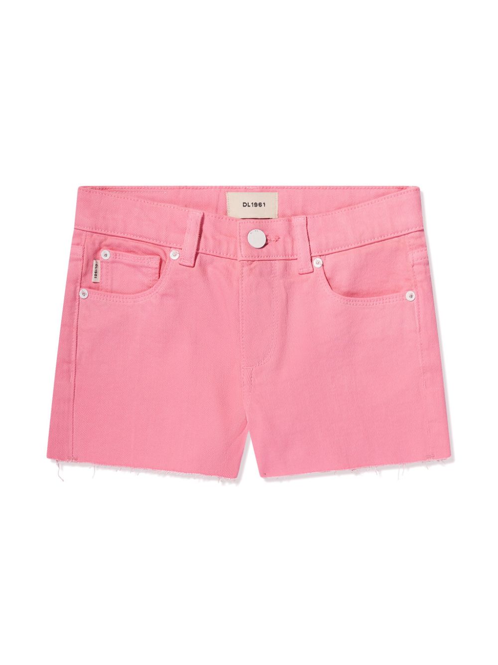 DL1961 KIDS Lucy raw-cut denim shorts - Pink von DL1961 KIDS