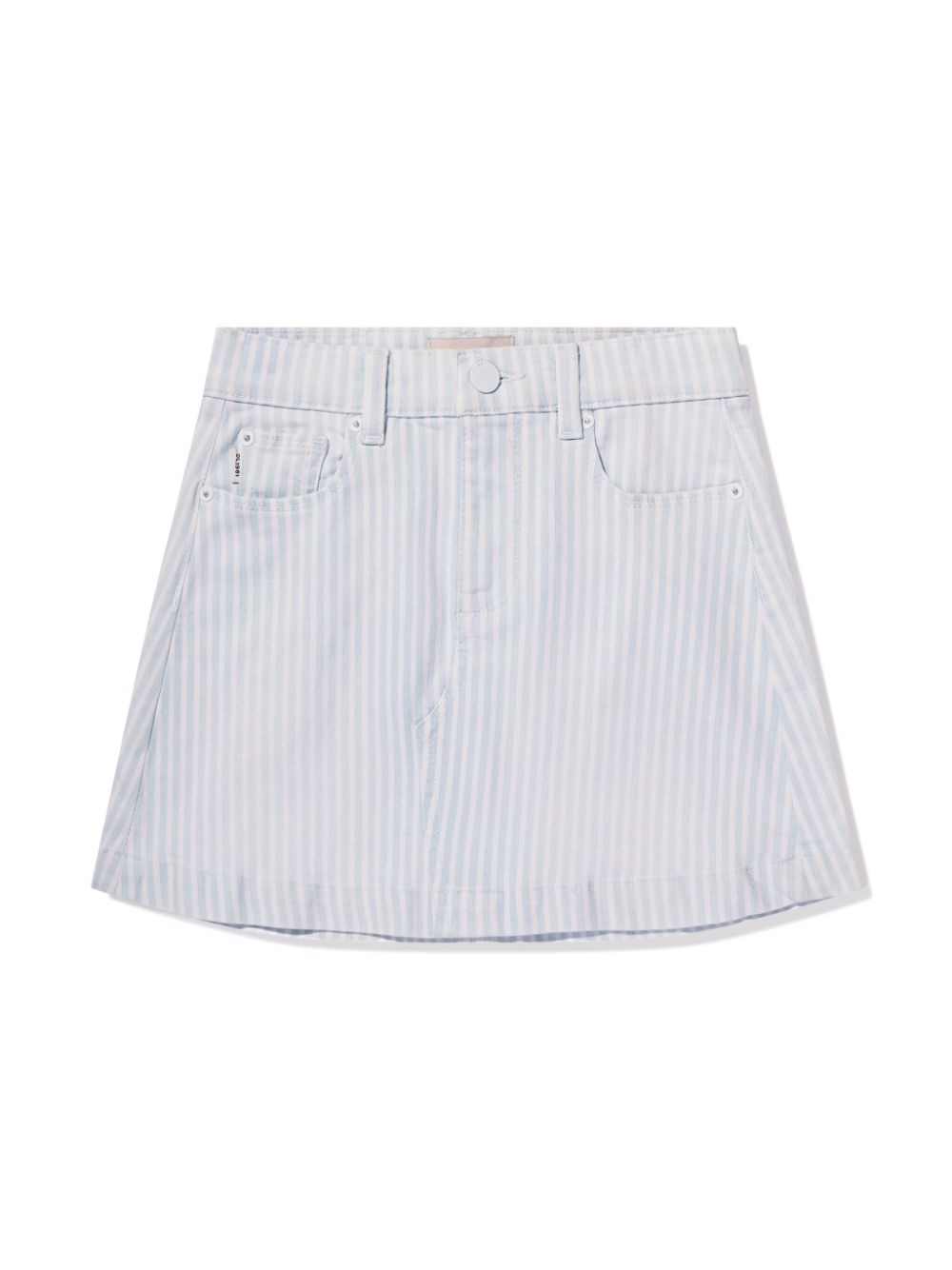 DL1961 KIDS stripe-pattern denim mini skirt - Blue von DL1961 KIDS