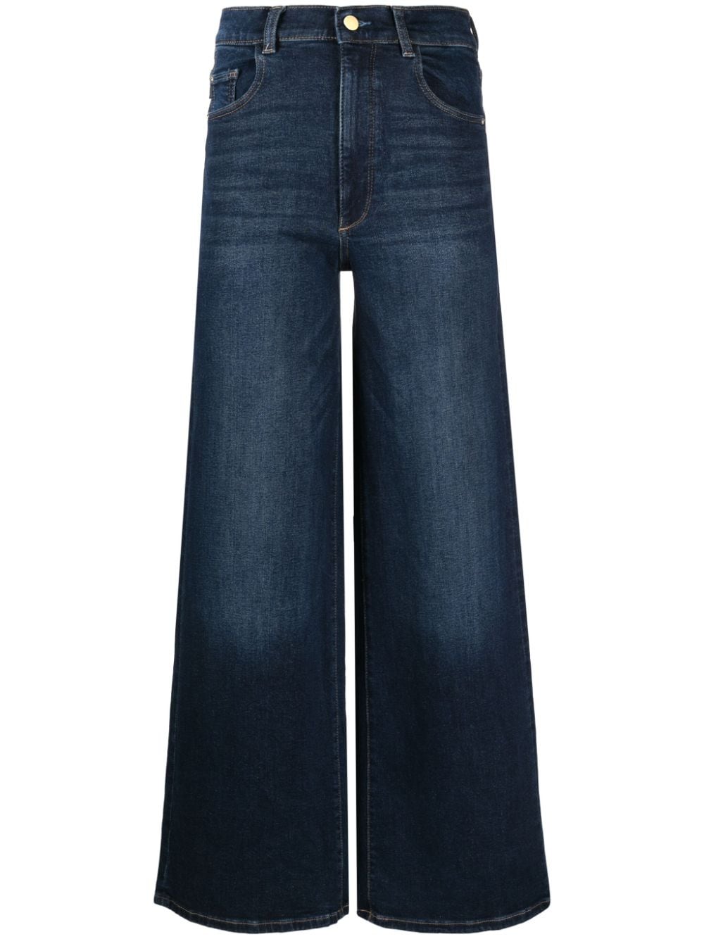 DL1961 Hepburn high-rise wide-leg jeans - Blue von DL1961