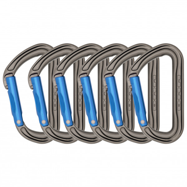 DMM - Shadow - Schnappkarabiner titanium /blau DMM - Shadow - Schnappkarabiner titanium /blau von DMM