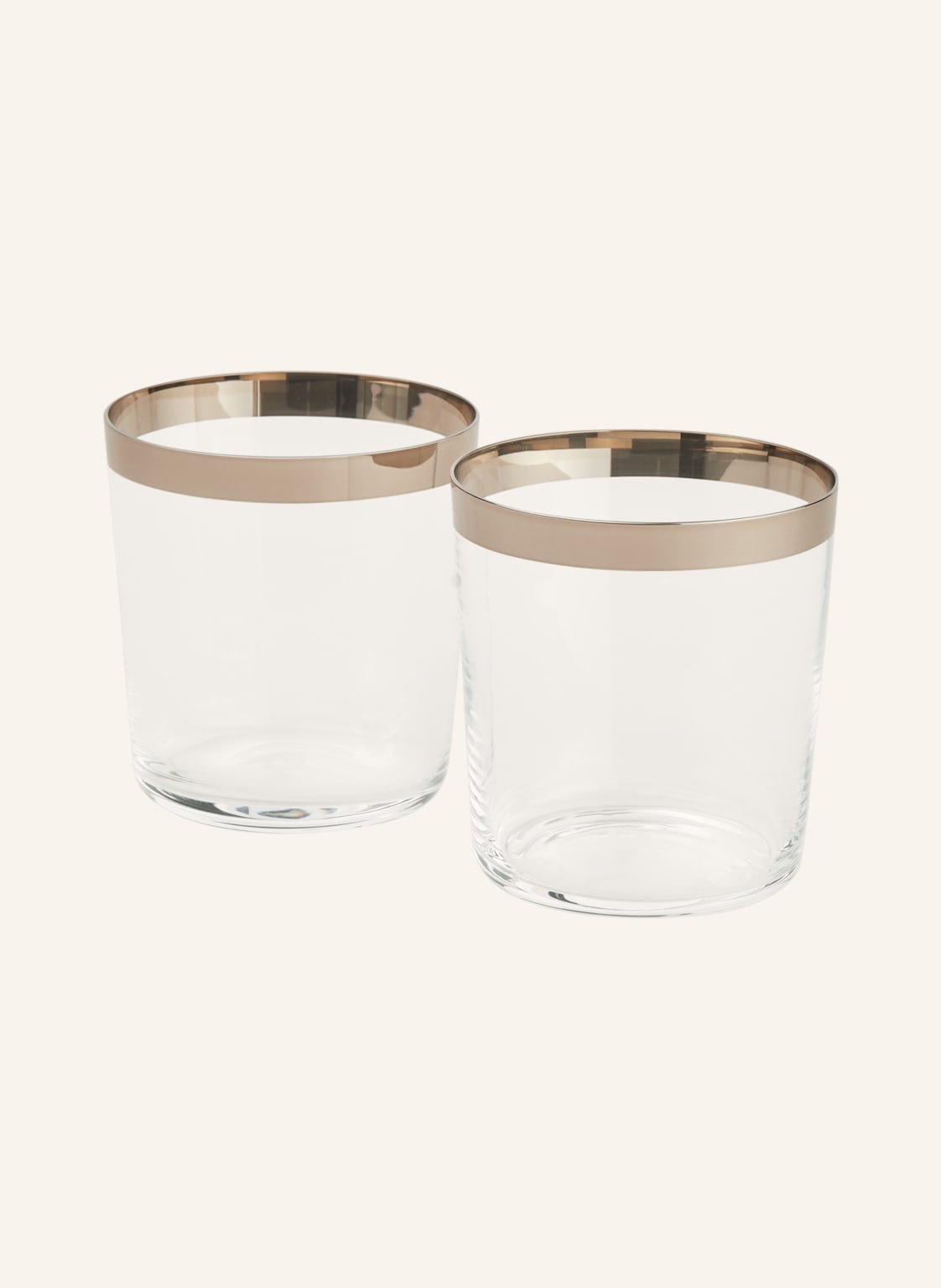 Dolce & Gabbana Casa 2er-Set Trinkgläser silber Dolce & Gabbana Casa 2er-Set Trinkgläser silber von DOLCE & GABBANA CASA