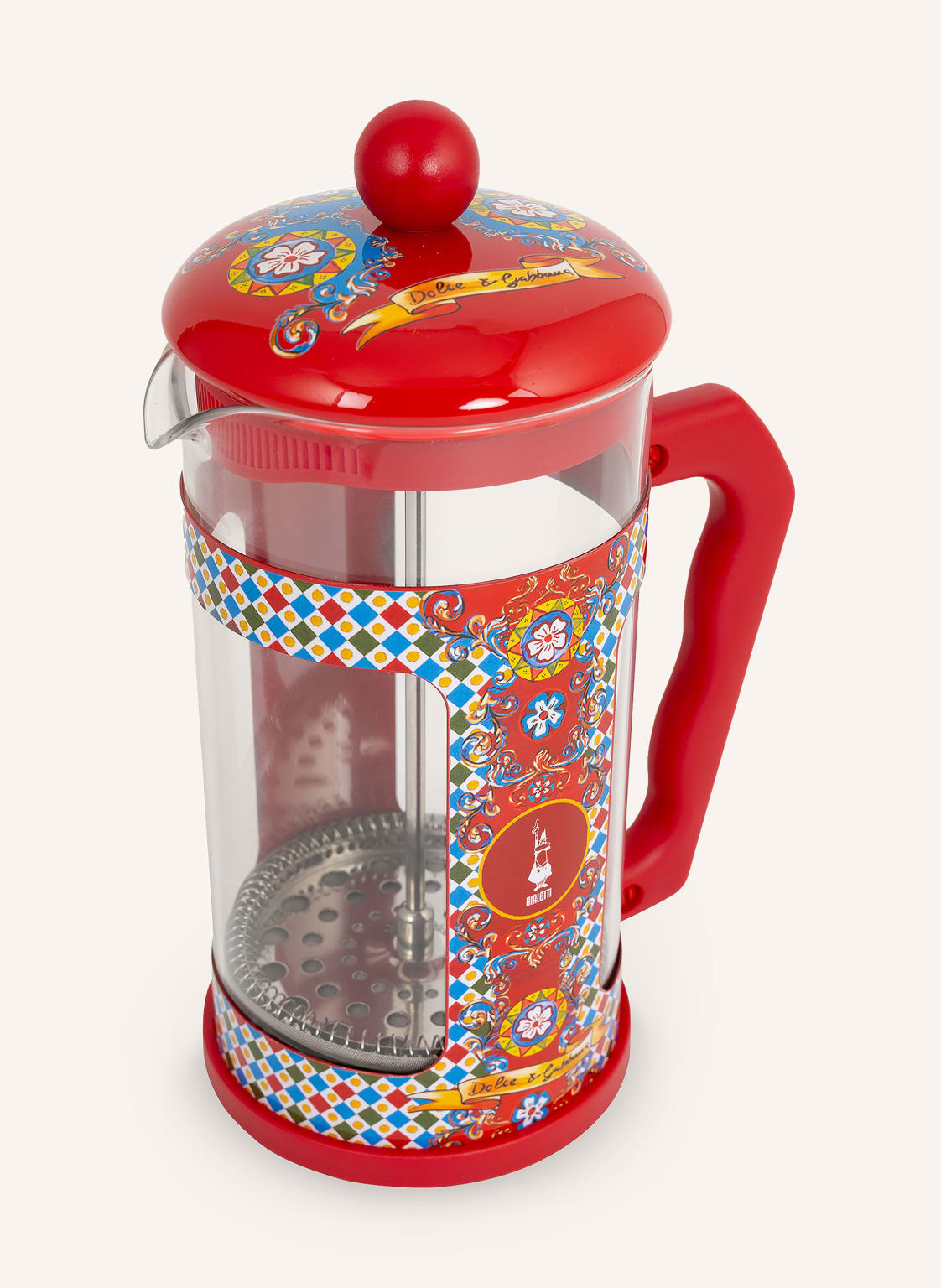 Dolce & Gabbana Casa Kaffeebereiter Large rot von DOLCE & GABBANA CASA