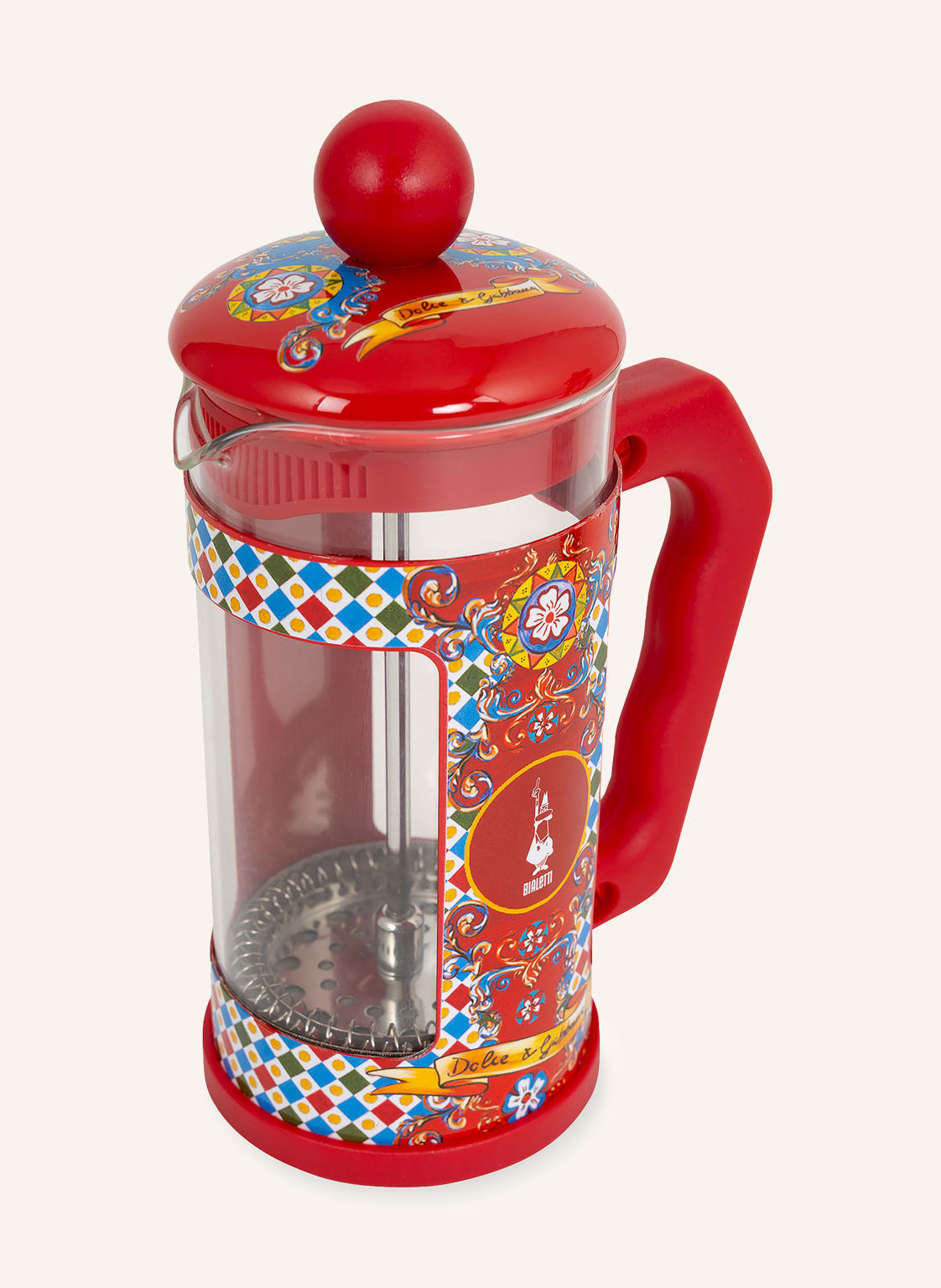 Dolce & Gabbana Casa Kaffeebereiter Small rot von DOLCE & GABBANA CASA