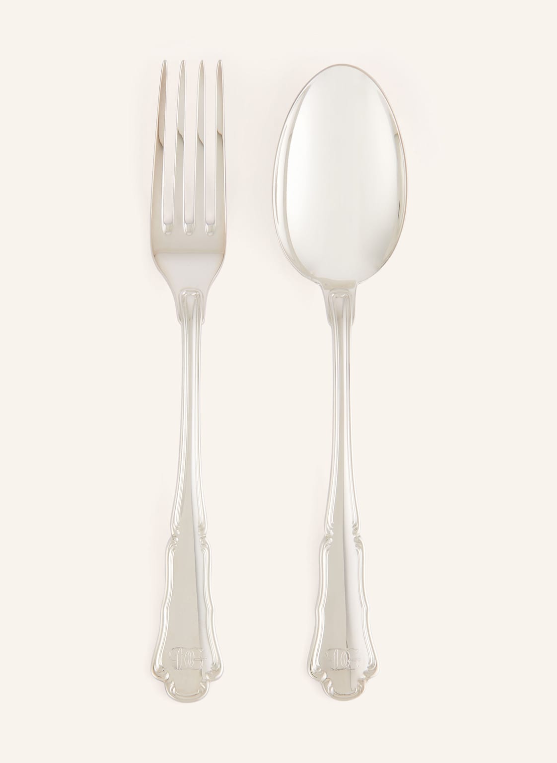 Dolce & Gabbana Casa Set: Servierlöffel Und Serviergabel silber Dolce & Gabbana Casa Set: Servierlöffel Und Serviergabel silber von DOLCE & GABBANA CASA