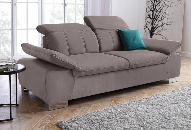 DOMO collection 2,5-Sitzer »Milan inklusive komfortablen Federkern für mehr Sitzkomfort«, mit Rückenverstellung von DOMO collection