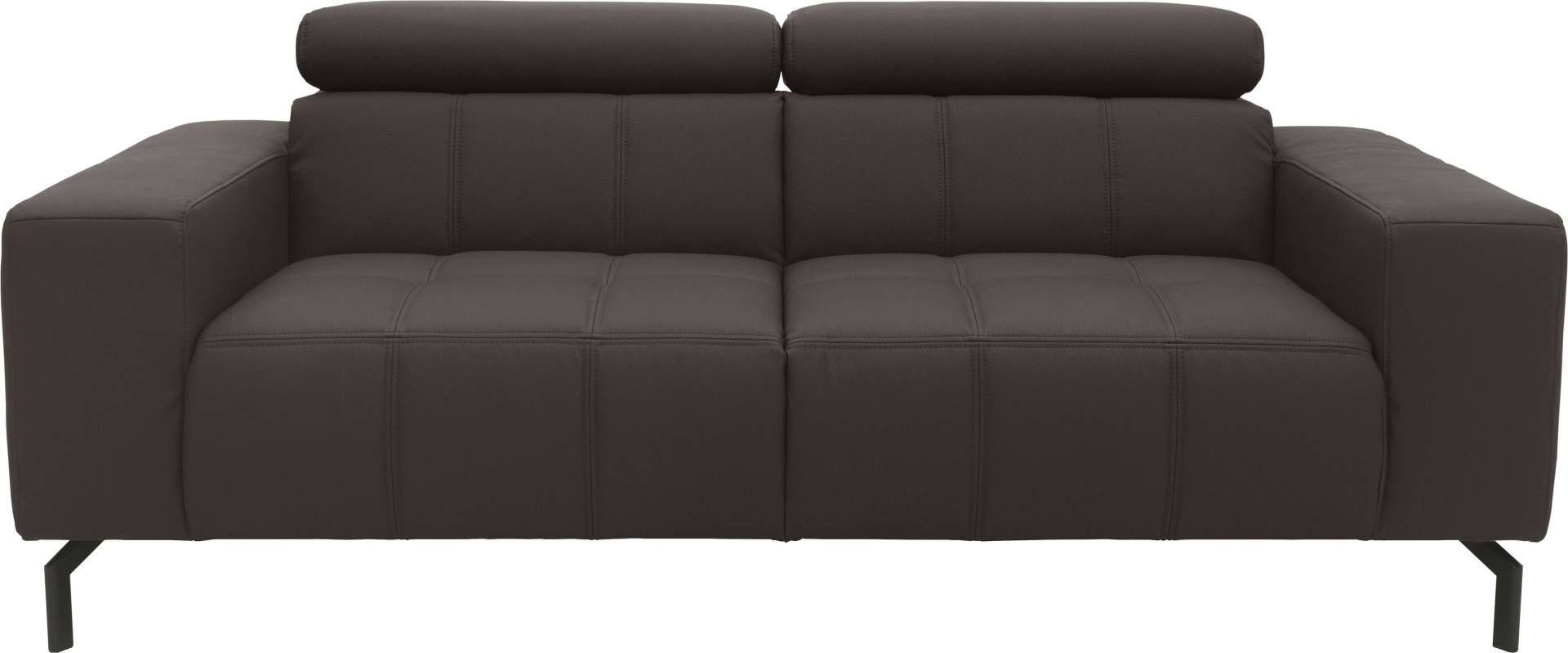 DOMO collection 2-Sitzer »Cunelli zeitlos und elegant, moderne Sitznähte als Designelement,«, wahlweise mit 6-fach verstellbaren Kopfteilen, fester Sitzkomfort DOMO collection 2-Sitzer »Cunelli zeitlos und elegant, moderne Sitznähte als Designelement,«, wahlweise mit 6-fach verstellbaren Kopfteilen, fester Sitzkomfort von DOMO collection