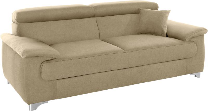 DOMO collection 2-Sitzer »Mira inklusive Kopfteilverstellung für mehr Wohlfühlkomfort«, elegant und modern, komfortabel, frei im Raum stellbar von DOMO collection