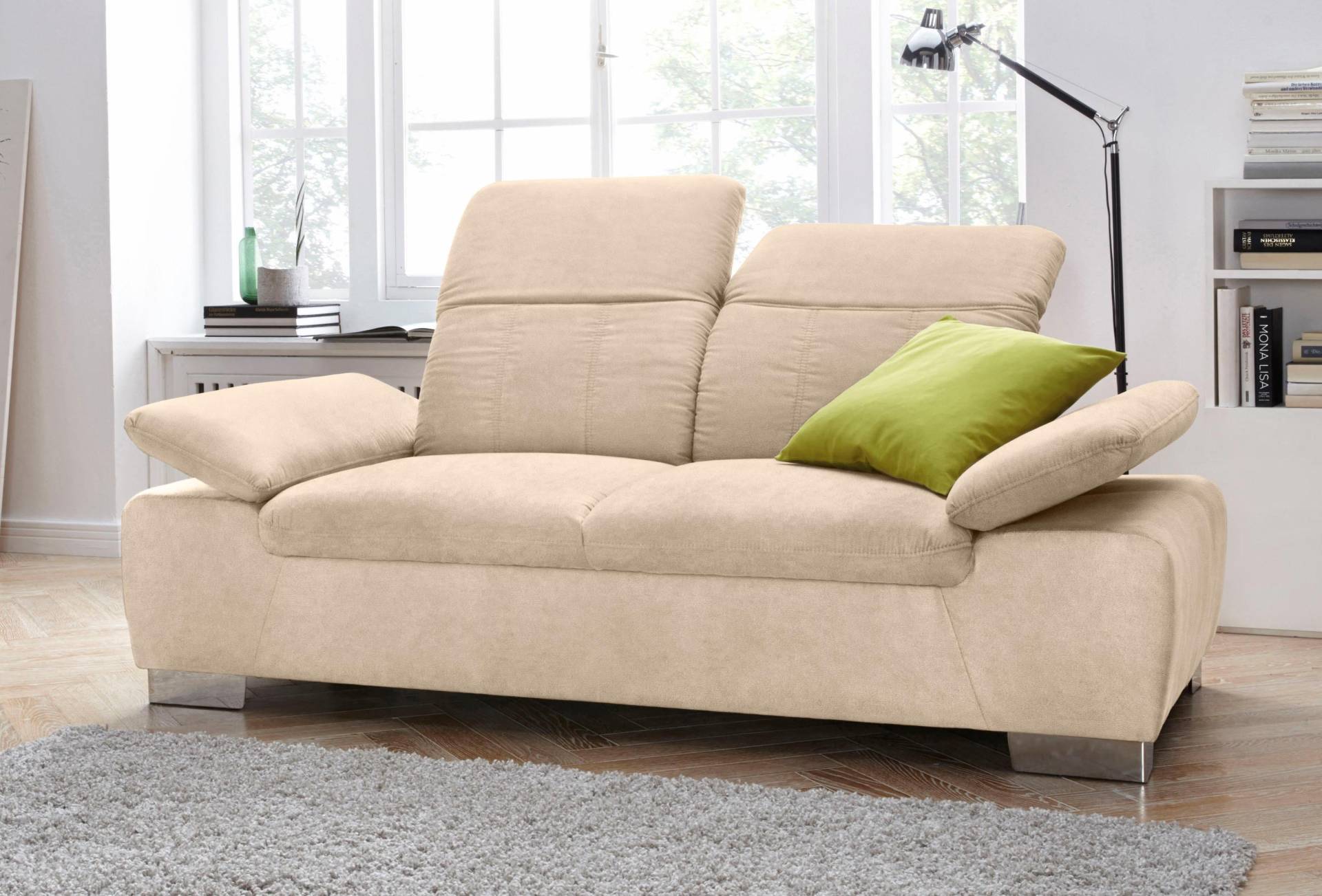 DOMO collection 2-Sitzer »Milan inklusive komfortablen Federkern für mehr Sitzkomfort«, mit Rückenverstellung DOMO collection 2-Sitzer »Milan inklusive komfortablen Federkern für mehr Sitzkomfort«, mit Rückenverstellung von DOMO collection