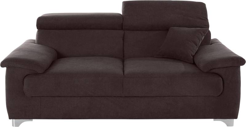 DOMO collection 2-Sitzer »Mira inklusive Kopfteilverstellung für mehr Wohlfühlkomfort«, elegant und modern, komfortabel, frei im Raum stellbar von DOMO collection