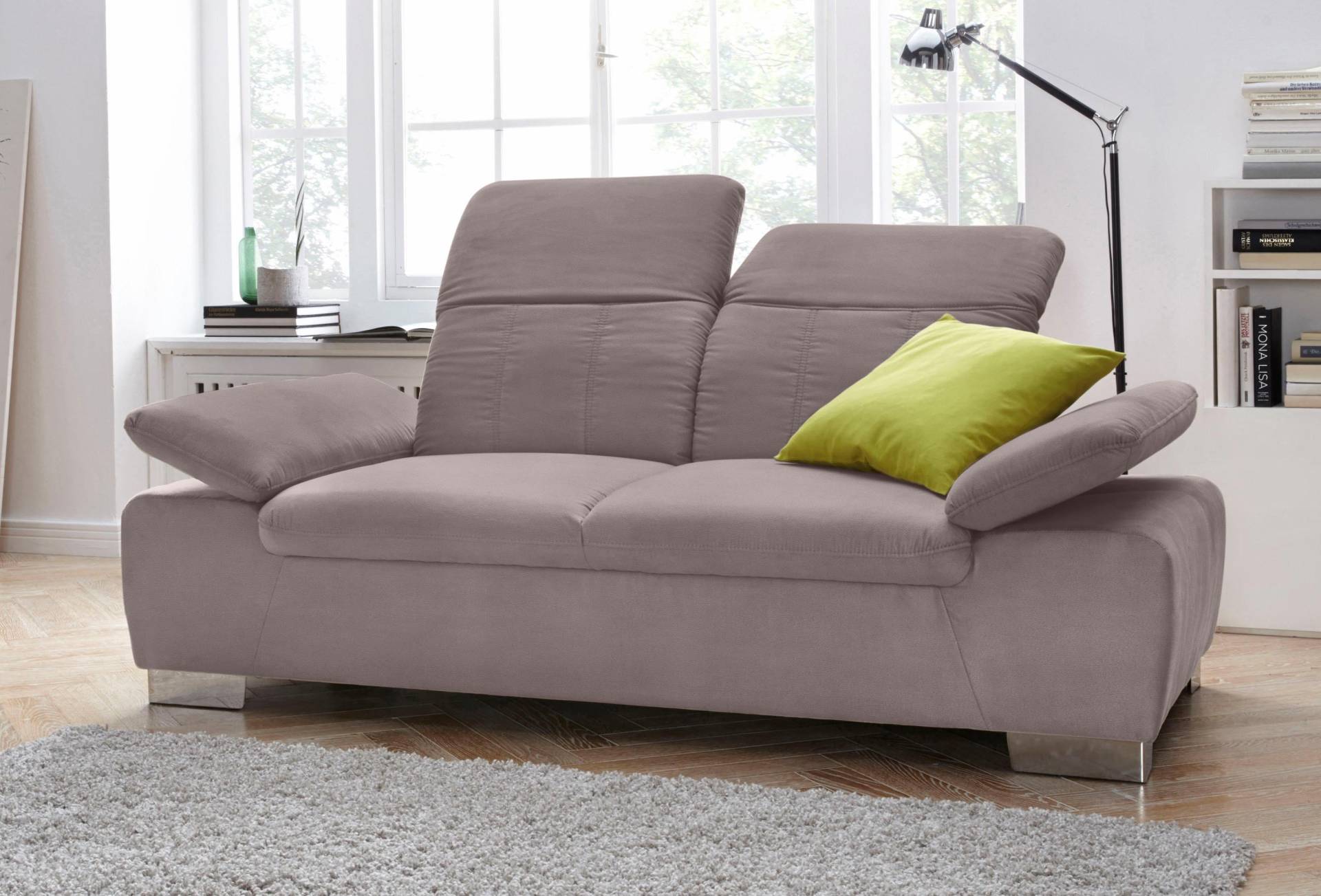 DOMO collection 2-Sitzer »Milan inklusive komfortablen Federkern für mehr Sitzkomfort«, mit Rückenverstellung DOMO collection 2-Sitzer »Milan inklusive komfortablen Federkern für mehr Sitzkomfort«, mit Rückenverstellung von DOMO collection